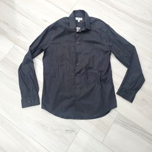 NWT Express 1MX Extra Slim Button Down Shirt Large